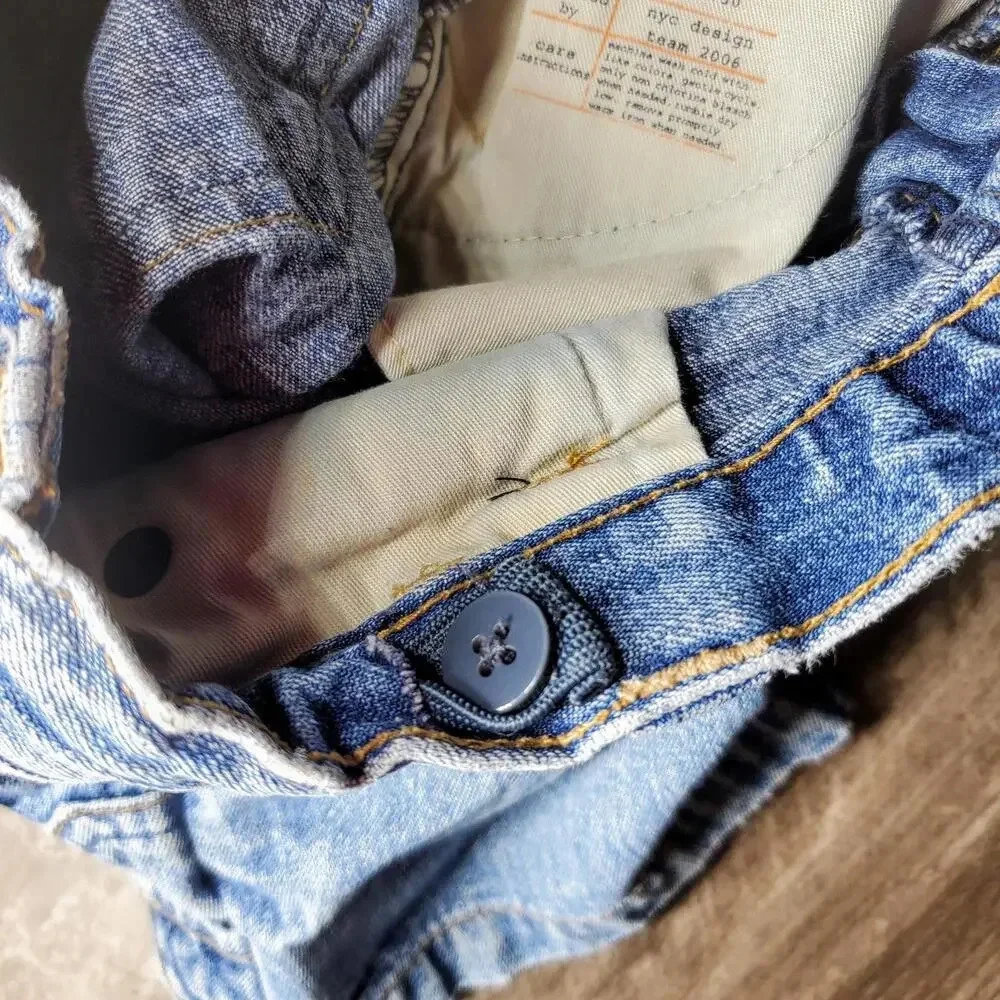Genuine Kids by OshKosh Size 12m Baby Toddler Boy Jean Short Medium Wash Blue